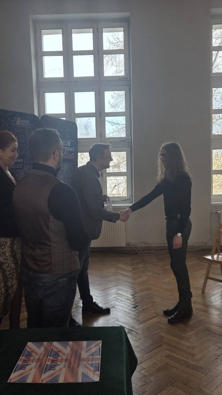 Rozdanie nagród dla Laureatów XIII Powiatowego Konkursu Języka Angielskiego