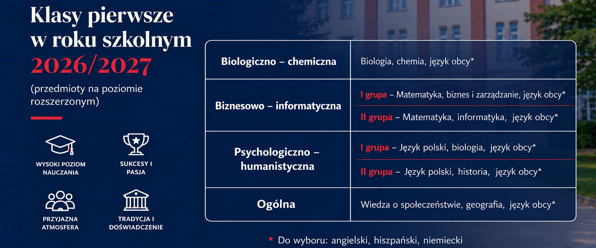 Rekrutacja 2026/2027